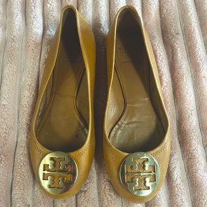 Tory Burch Tan Ballet Flats Size 9